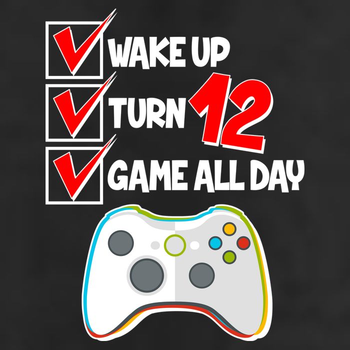 Wake Up Turn Twelve Game All Day 12th Birthday Tumbler