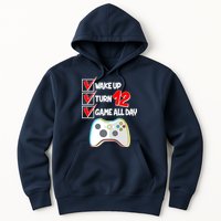 Wake Up Turn Twelve Game All Day 12th Birthday Hoodie