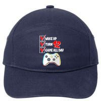 Wake Up Turn Twelve Game All Day 12th Birthday 7-Panel Snapback Hat