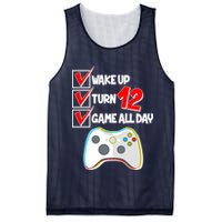 Wake Up Turn Twelve Game All Day 12th Birthday Mesh Reversible Basketball Jersey Tank