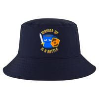 Waking Up is a Battle Funny Coffee Cool Comfort Performance Bucket Hat