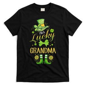 WoI'm A Lucky Grandma St Patty's Day Gift For Grandmother T-Shirt