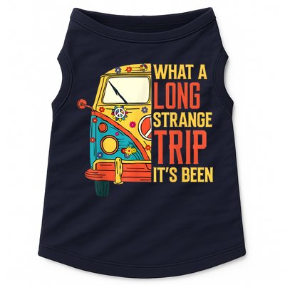 What A Long Strange Trip ItS Been 70s Hippie Camping Lover Doggie Tank