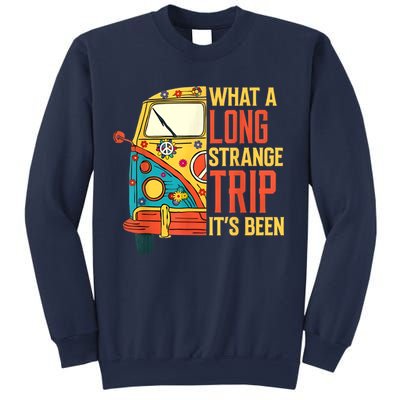 What A Long Strange Trip ItS Been 70s Hippie Camping Lover Sweatshirt