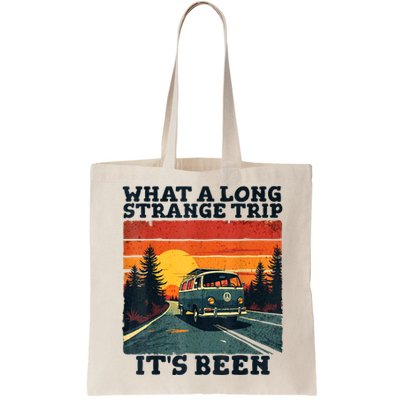 What A Long Strange Trip ItS Been 70s Hippie Camping Lover Bag