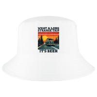 What A Long Strange Trip ItS Been 70s Hippie Camping Lover Cool Comfort Performance Bucket Hat