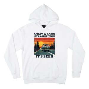 What A Long Strange Trip ItS Been 70s Hippie Camping Lover Hoodie