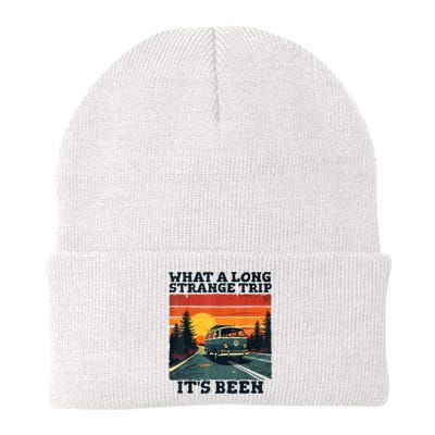 What A Long Strange Trip ItS Been 70s Hippie Camping Lover Beanie