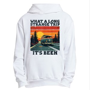 What A Long Strange Trip ItS Been 70s Hippie Camping Lover Urban Pullover Hoodie