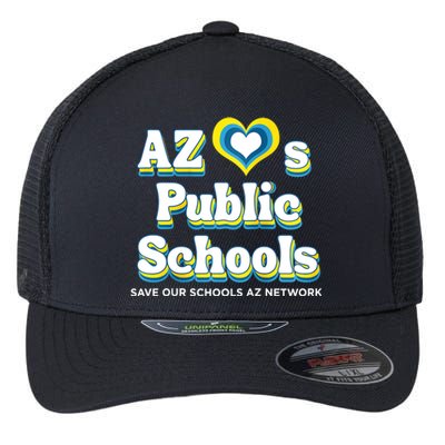 Womens AZ Loves Public Schools Flexfit Unipanel Trucker Cap