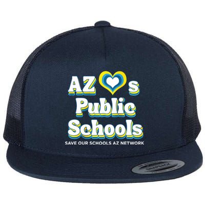 Womens AZ Loves Public Schools Flat Bill Trucker Hat