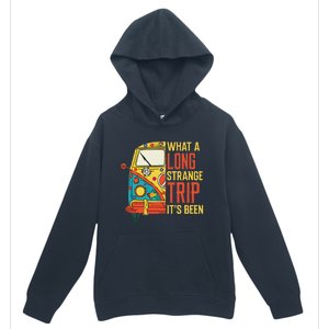 What A Long Strange Trip ItS Been 70s Hippie Camping Lover Urban Pullover Hoodie