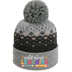 Wild About Learning Teacher Back To School Gift The Baniff Cuffed Pom Beanie