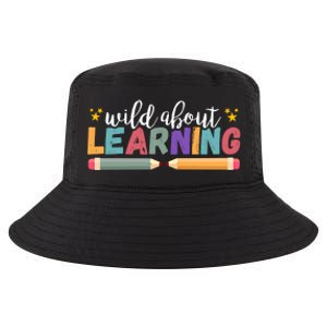 Wild About Learning Teacher Back To School Gift Cool Comfort Performance Bucket Hat