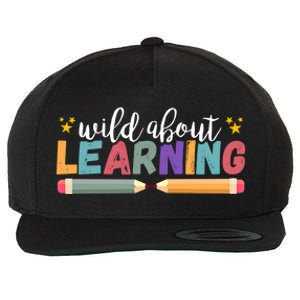 Wild About Learning Teacher Back To School Gift Wool Snapback Cap