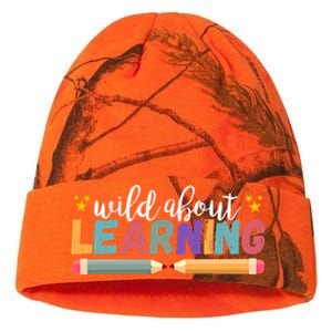 Wild About Learning Teacher Back To School Gift Kati Licensed 12" Camo Beanie