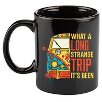 What A Long Strange Trip ItS Been 70s Hippie Camping Lover 11oz C Handle Ceramic Mug