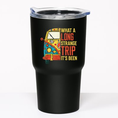 What A Long Strange Trip ItS Been 70s Hippie Camping Lover Tumbler