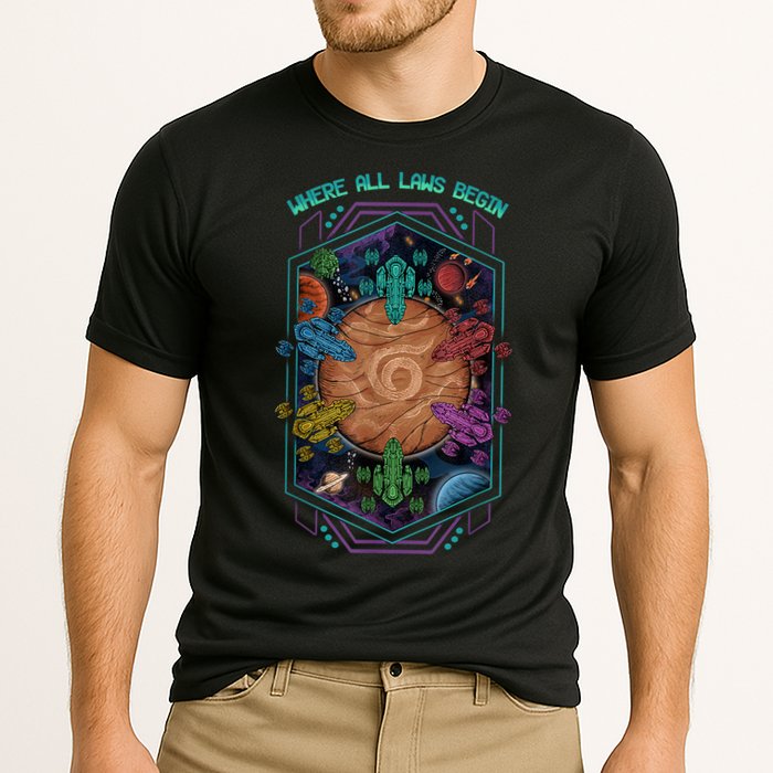 Where All Laws Begin Mecatol Rex Twilight Imperium TI4 Performance Shirt