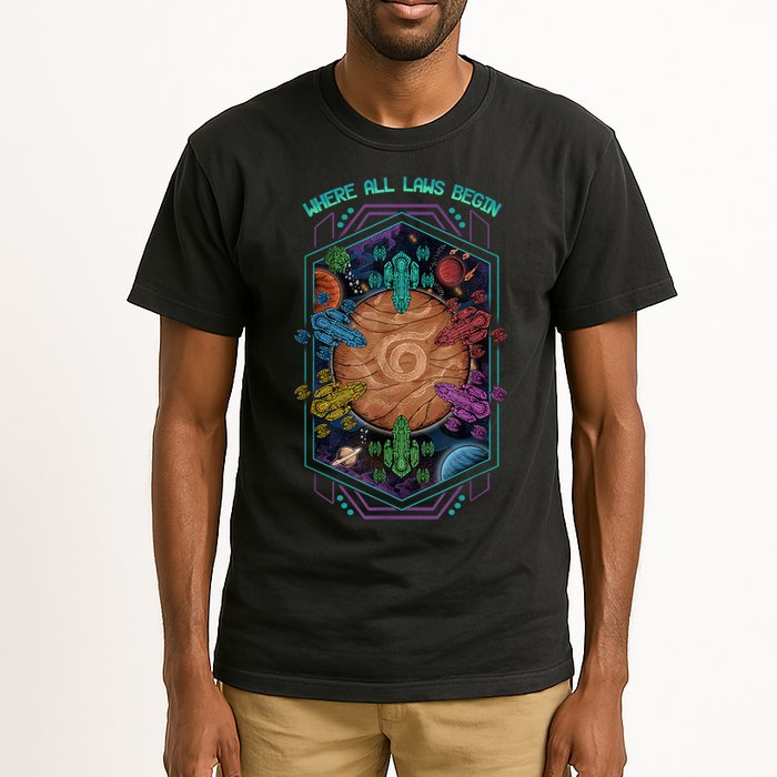 Where All Laws Begin Mecatol Rex Twilight Imperium TI4 Tall T-Shirt