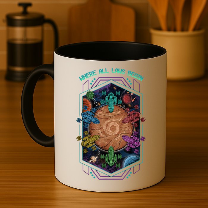 Where All Laws Begin Mecatol Rex Twilight Imperium TI4 Mug
