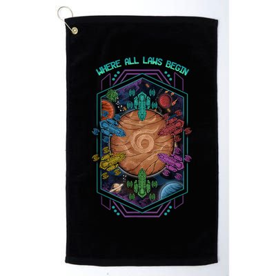 Where All Laws Begin Mecatol Rex Twilight Imperium TI4 Golf Towel