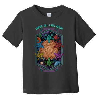 Where All Laws Begin Mecatol Rex Twilight Imperium TI4 Toddler T-Shirt