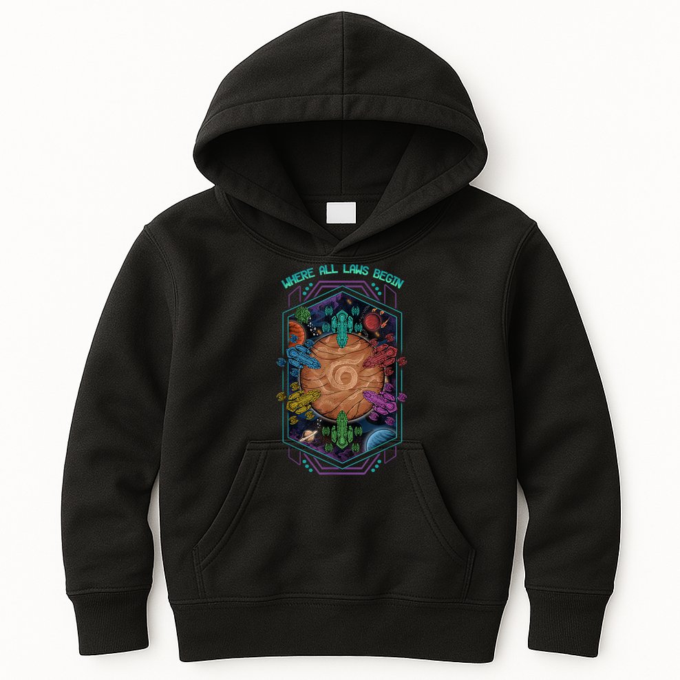 Where All Laws Begin Mecatol Rex Twilight Imperium TI4 Kids Hoodie