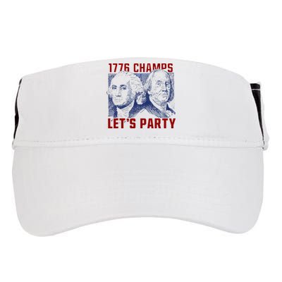Washington And Lincoln 1776 Champs Let’s Party USA Flag Adult Drive Performance Visor