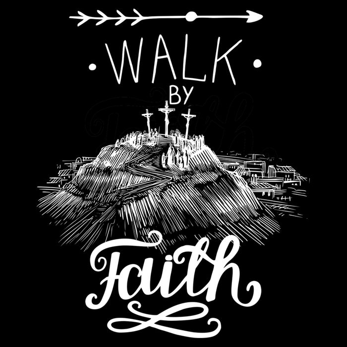 Walk By Faith 7-Panel Snapback Hat