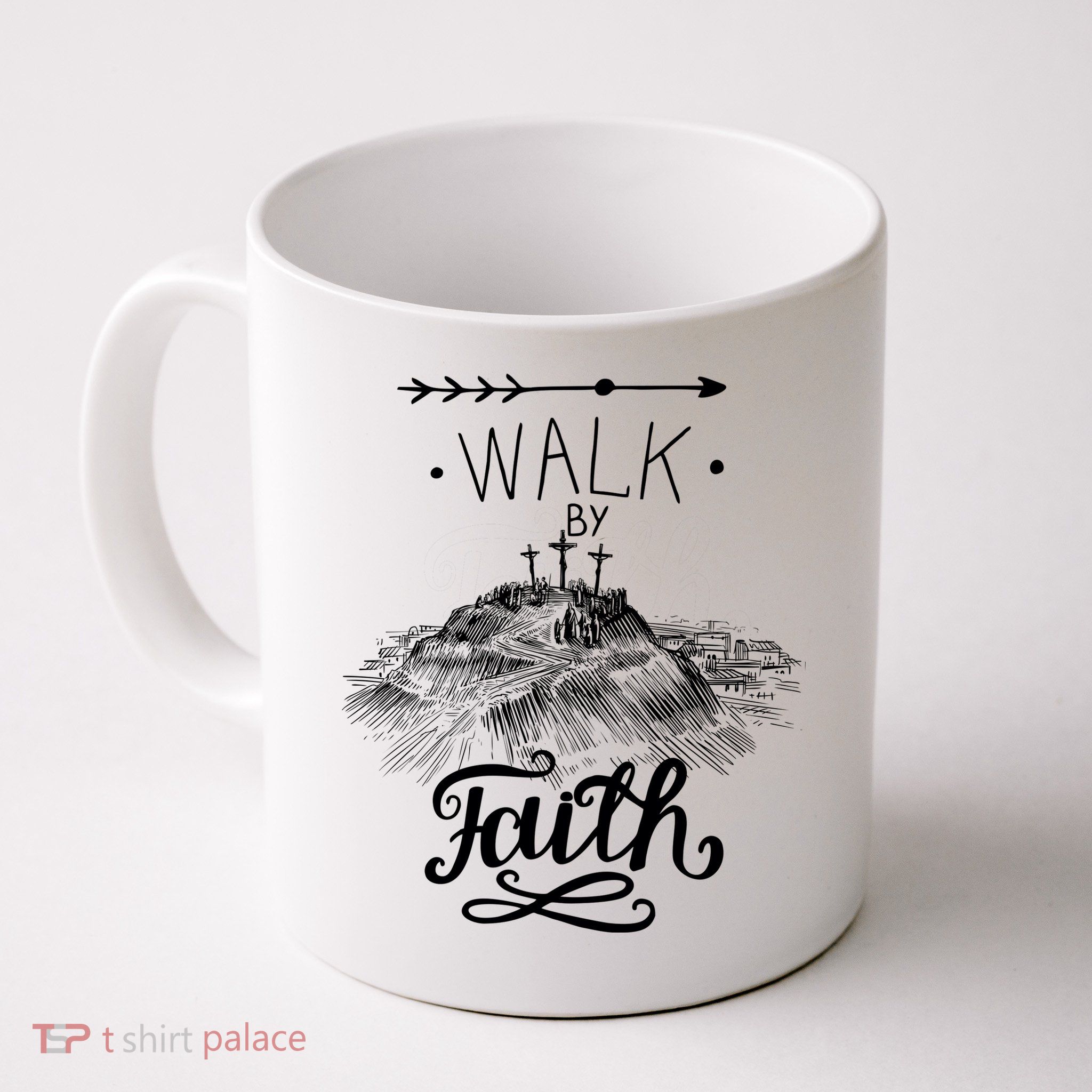 Walk By Faith Coffee Mug