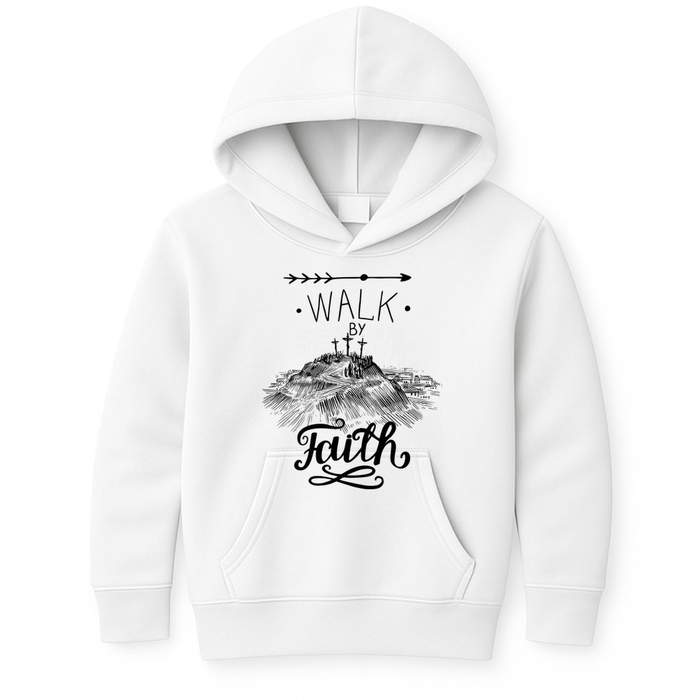 Walk By Faith Kids Hoodie