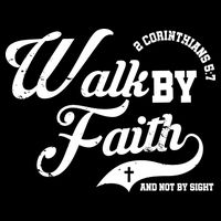Walk By Faith And Not By Sight Drawstring Bag