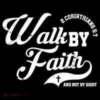 Walk By Faith And Not By Sight Youth Performance Sprint T-Shirt
