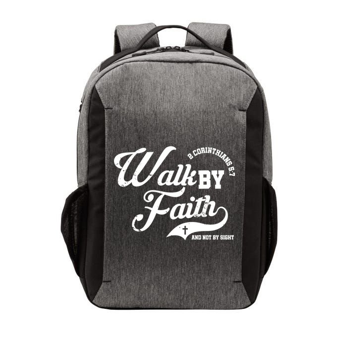 Walk By Faith And Not By Sight Vector Backpack