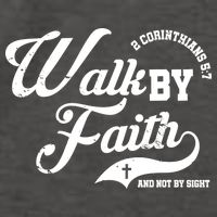 Walk By Faith And Not By Sight Vector Backpack