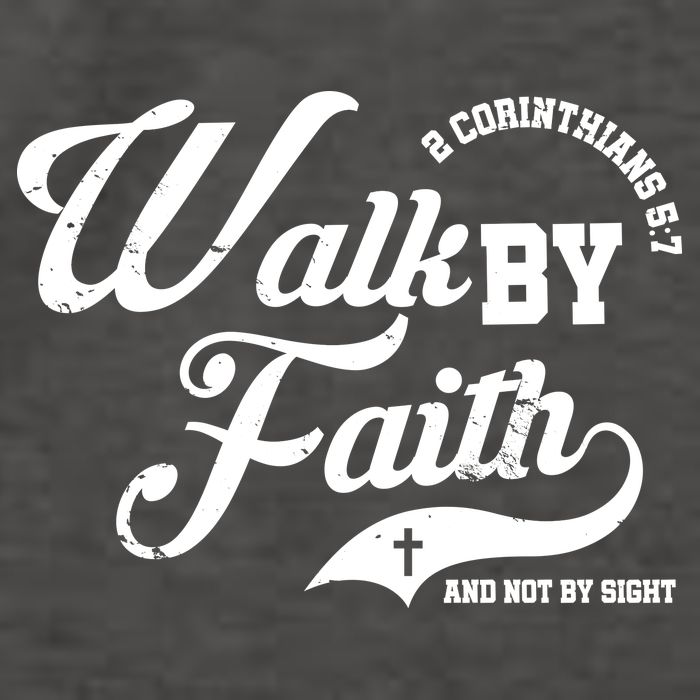 Walk By Faith And Not By Sight Vector Backpack