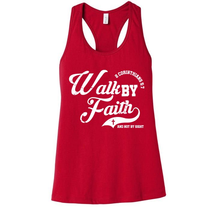 Walk By Faith And Not By Sight Womens Tank Top