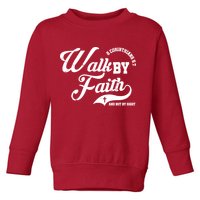Walk By Faith And Not By Sight Toddler Sweatshirt