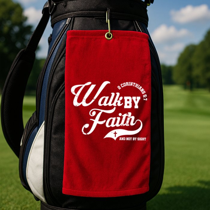 Walk By Faith And Not By Sight Golf Towel