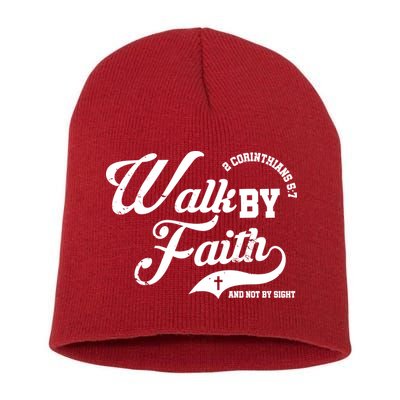 Walk By Faith And Not By Sight Short Acrylic Beanie