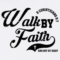 Walk By Faith And Not By Sight Garment-Dyed Sweatshirt