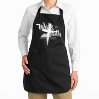 Walk By Faith Not By Sight Full-Length Apron With Pockets