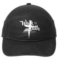 Walk By Faith Not By Sight 7-Panel Snapback Hat
