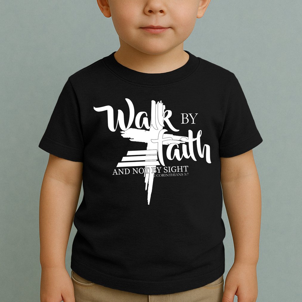 Walk By Faith Not By Sight Toddler T-Shirt
