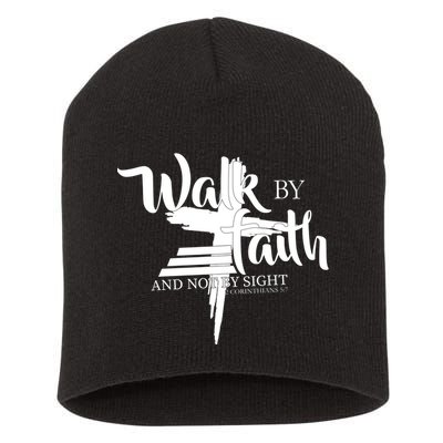 Walk By Faith Not By Sight Short Acrylic Beanie