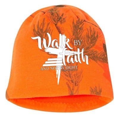 Walk By Faith Not By Sight Kati - Camo Knit Beanie