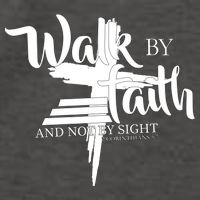 Walk By Faith Not By Sight Vector Backpack