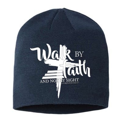 Walk By Faith Not By Sight Sustainable Beanie