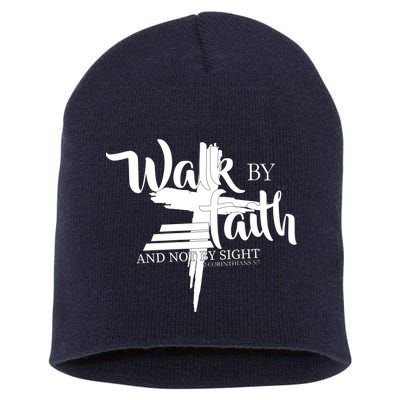 Walk By Faith Not By Sight Short Acrylic Beanie